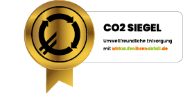 CO2-Siegel für umweltfreundliche Versorgung mit wirkaufenihrenabfall.de